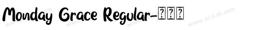 Monday Grace Regular字体转换